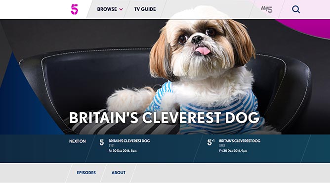 Britain's Cleverest Dog, Channel 5