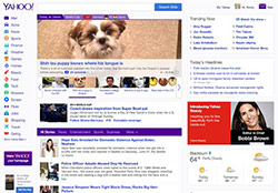 Yahoo! home page